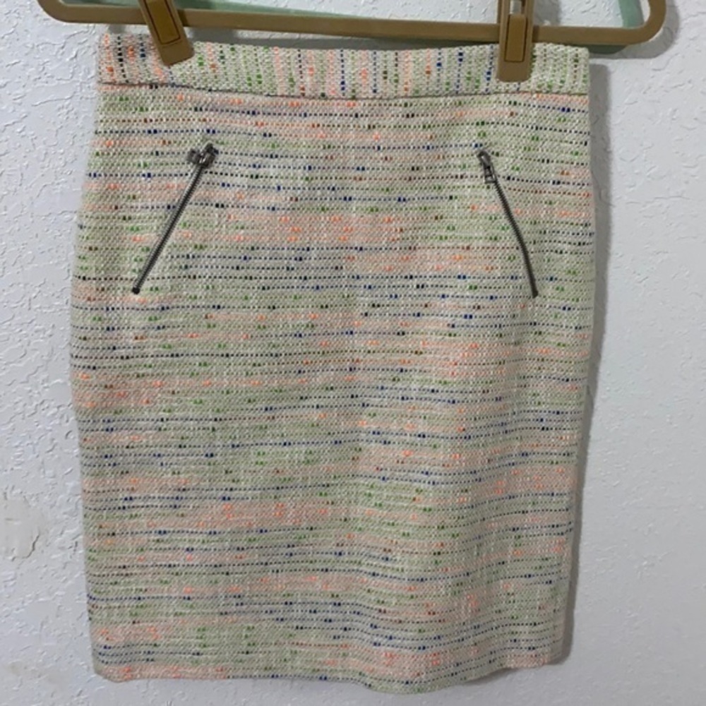 Halogen hip pocket tweed pencil skirt